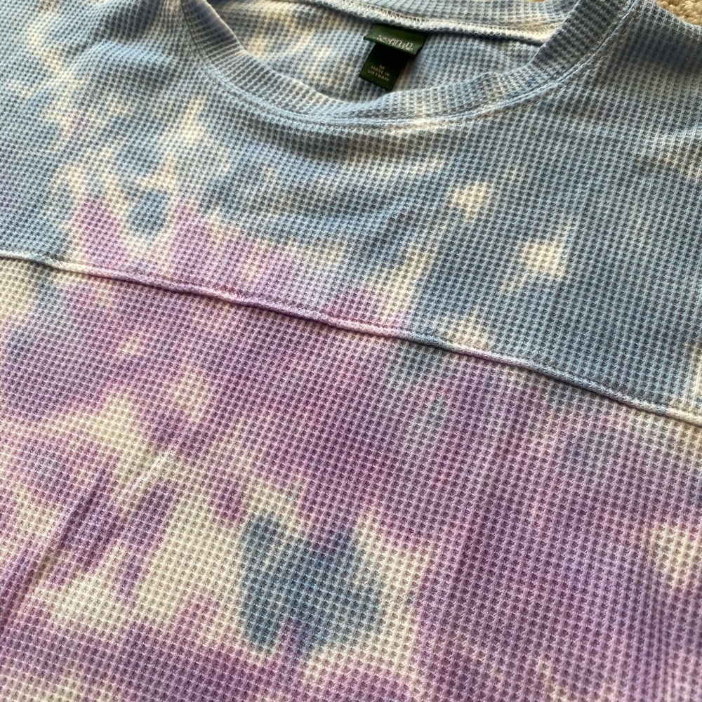 Wild Fable Tie Dye Waffle Top - Picture 3 of 4